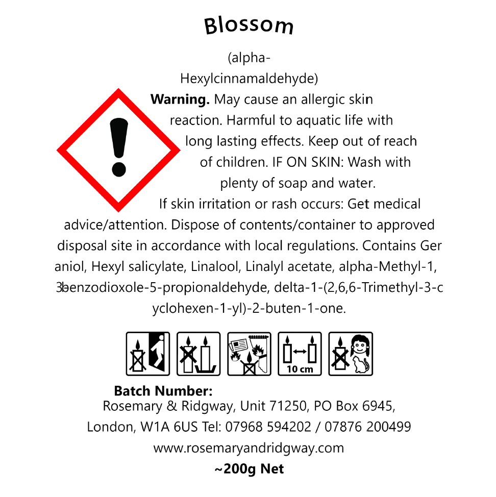 Blossom Rosemary & Ridgway