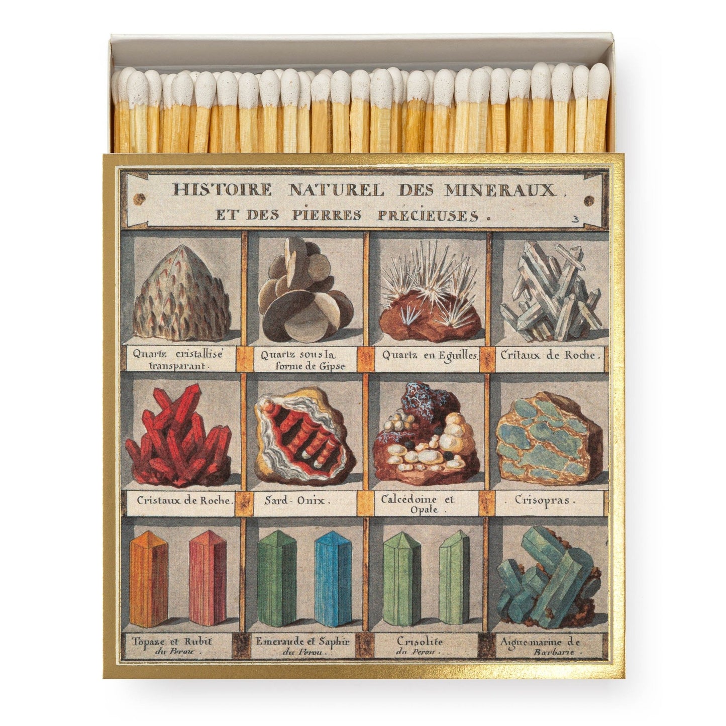 Boxed Matches - Minerals - Rosemary & Ridgway