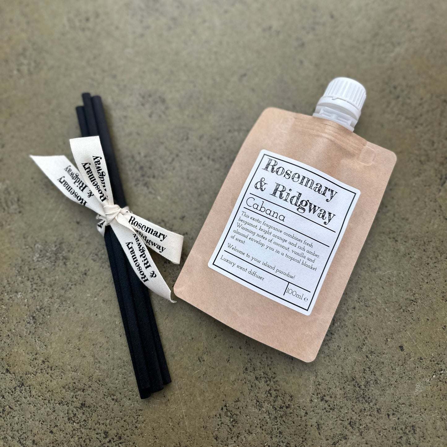 Diffuser Refill Pouch & Replacement Reeds - Rosemary & Ridgway