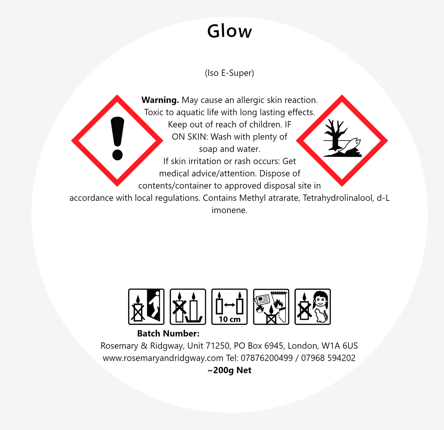Glow - Rosemary & Ridgway