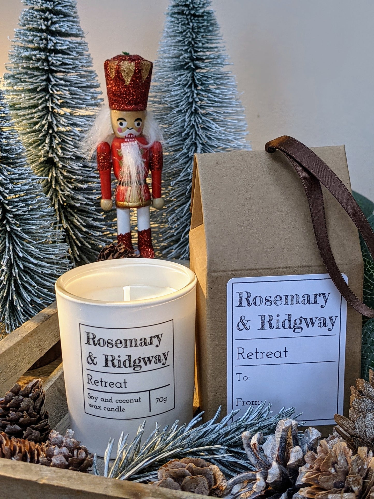 Retreat boxed votive Rosemary & Ridgway
