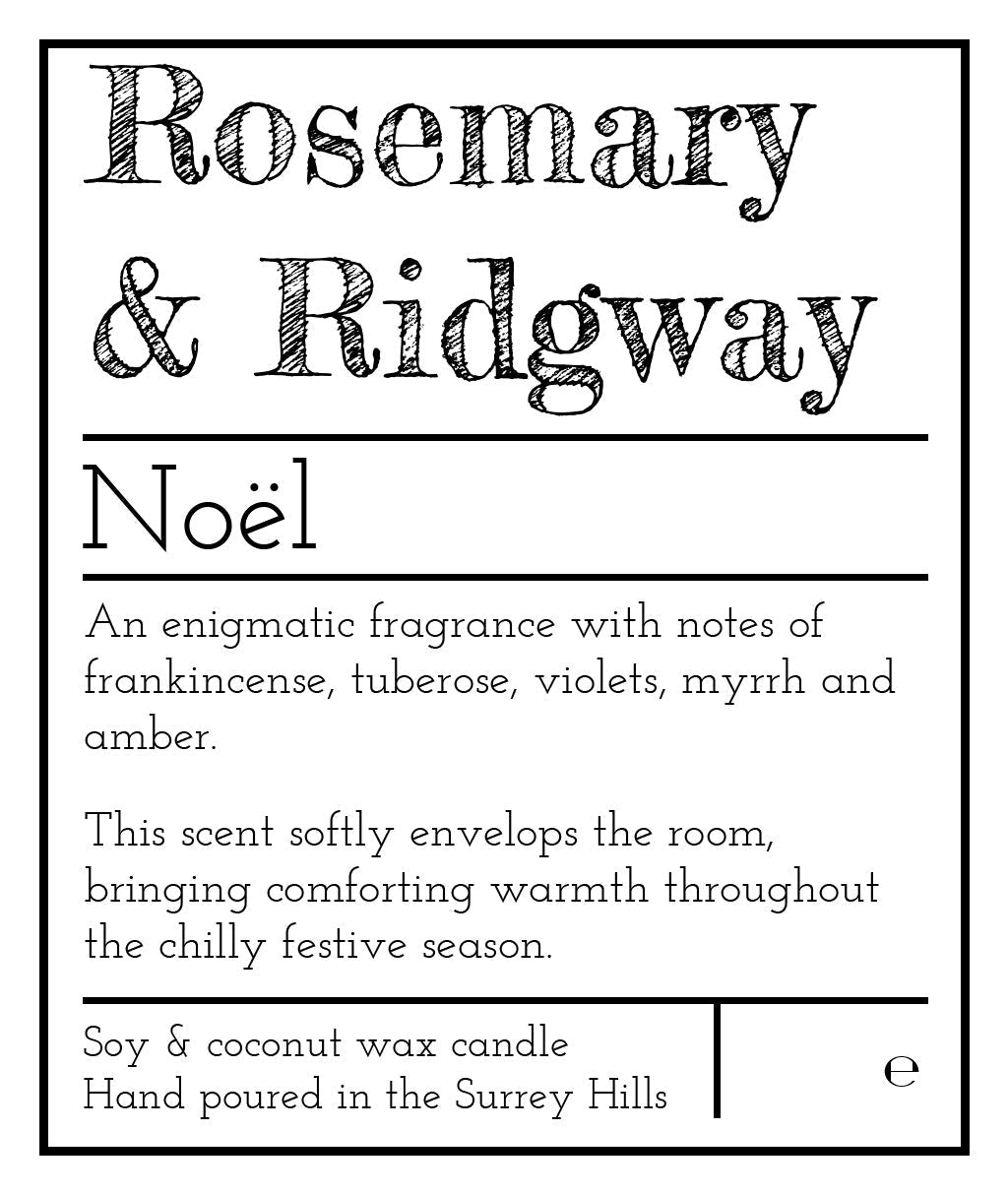 Noël 3 - wick candle - Rosemary & Ridgway