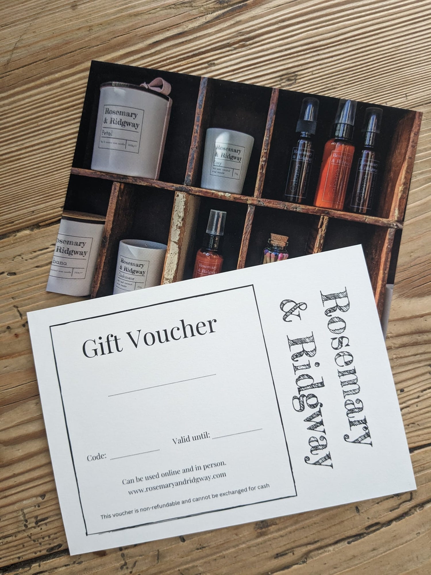 Gift Voucher - Rosemary & Ridgway