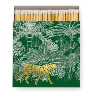 Boxed Matches - Cheetah in Jungle (emerald) Rosemary & Ridgway