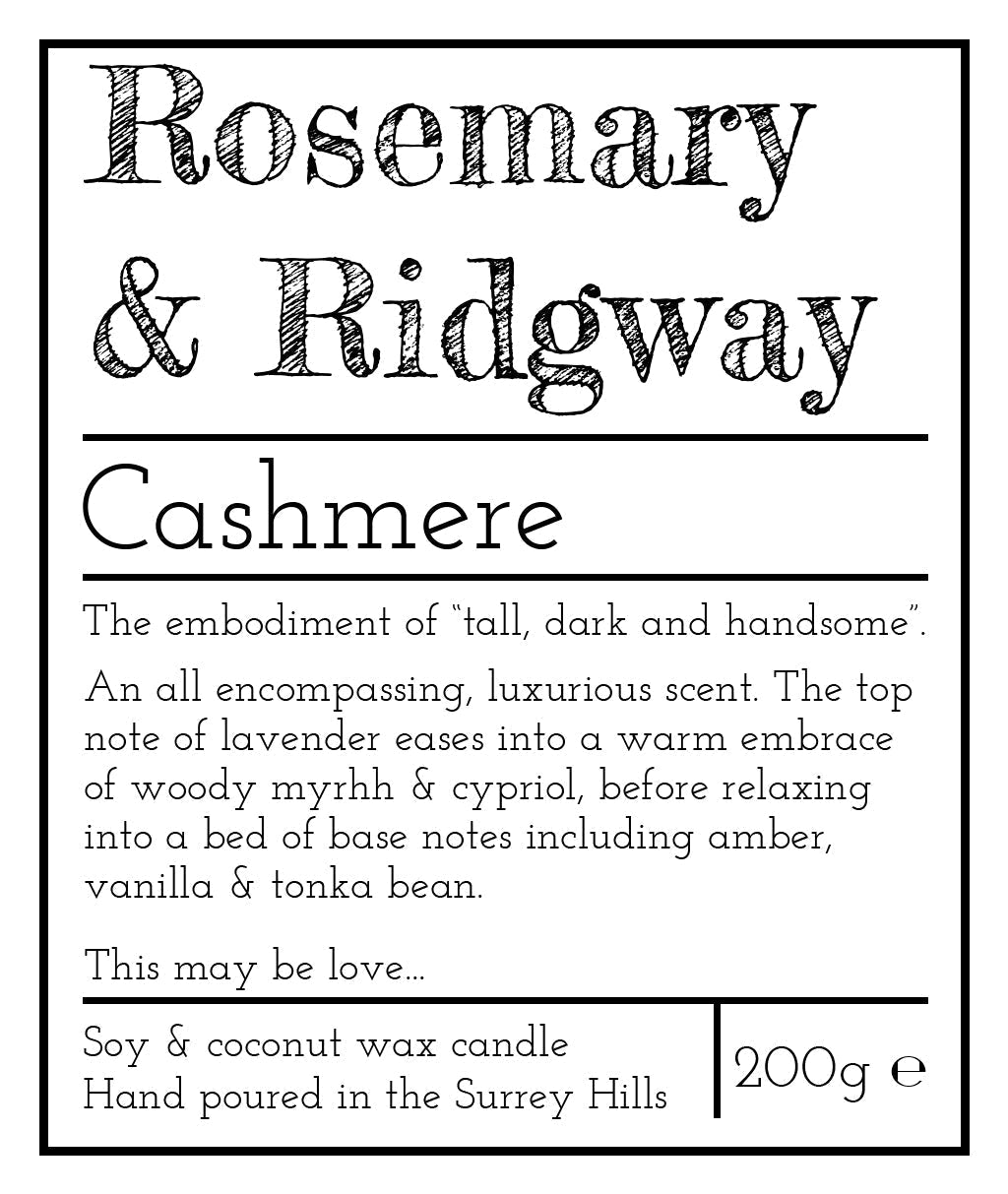 Cashmere Rosemary & Ridgway