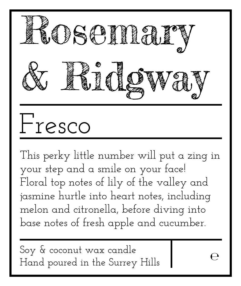 Fresco Rosemary & Ridgway