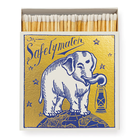 Boxed Matches - Gold Elephant