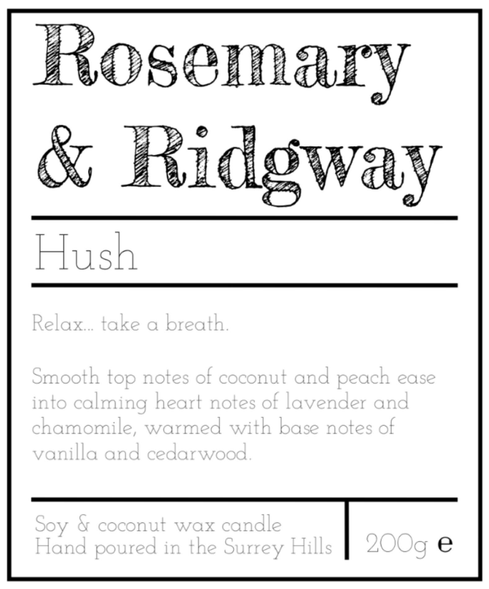 Hush Gift Set Rosemary & Ridgway