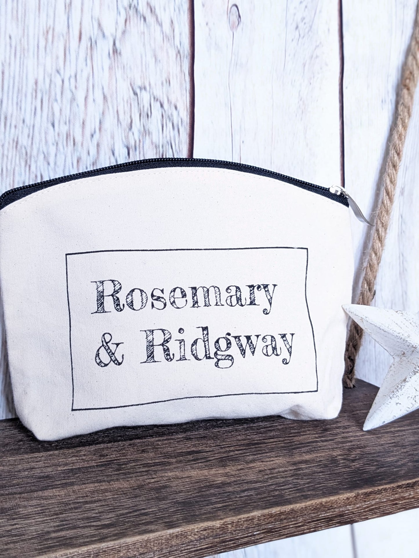 Rosemary & Ridgway canvas pouch Rosemary & Ridgway