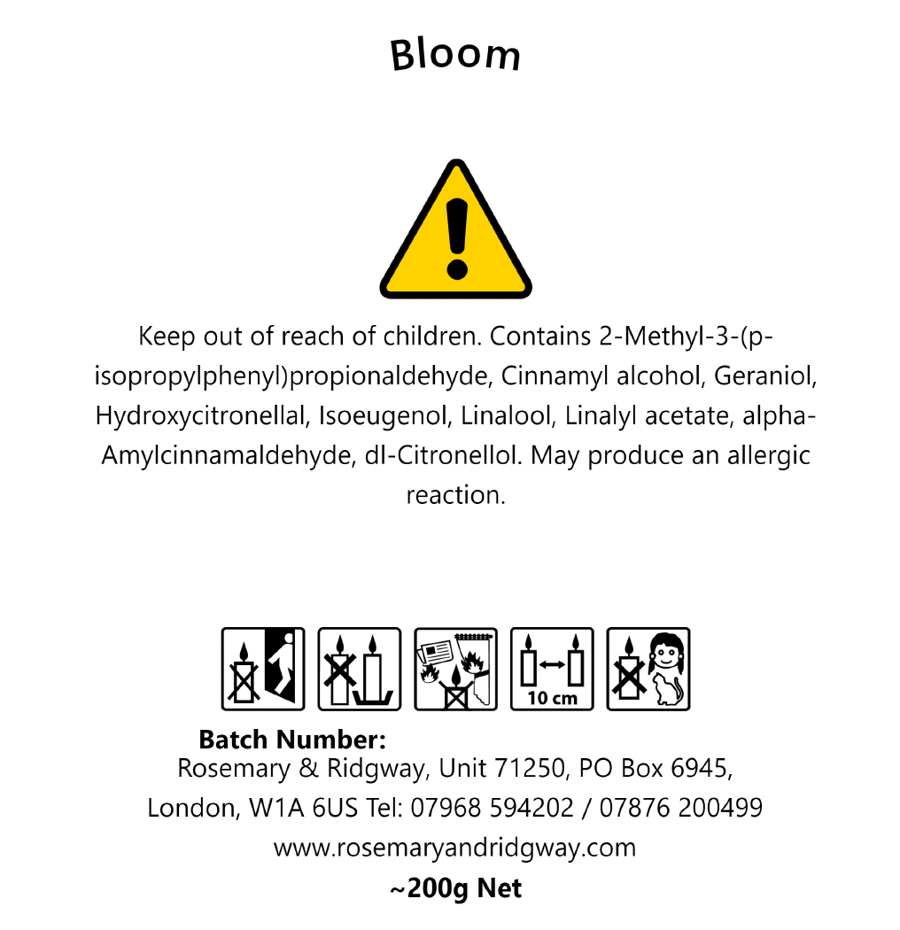 Bloom - Rosemary & Ridgway