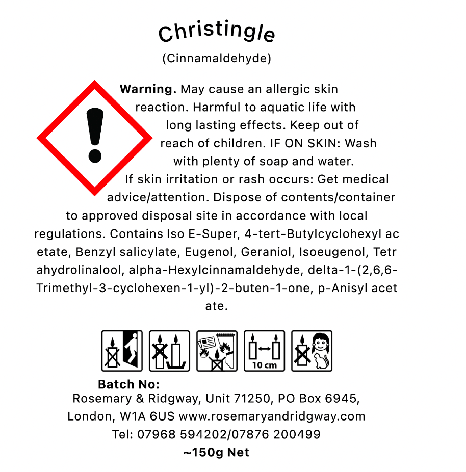 Christingle - Rosemary & Ridgway
