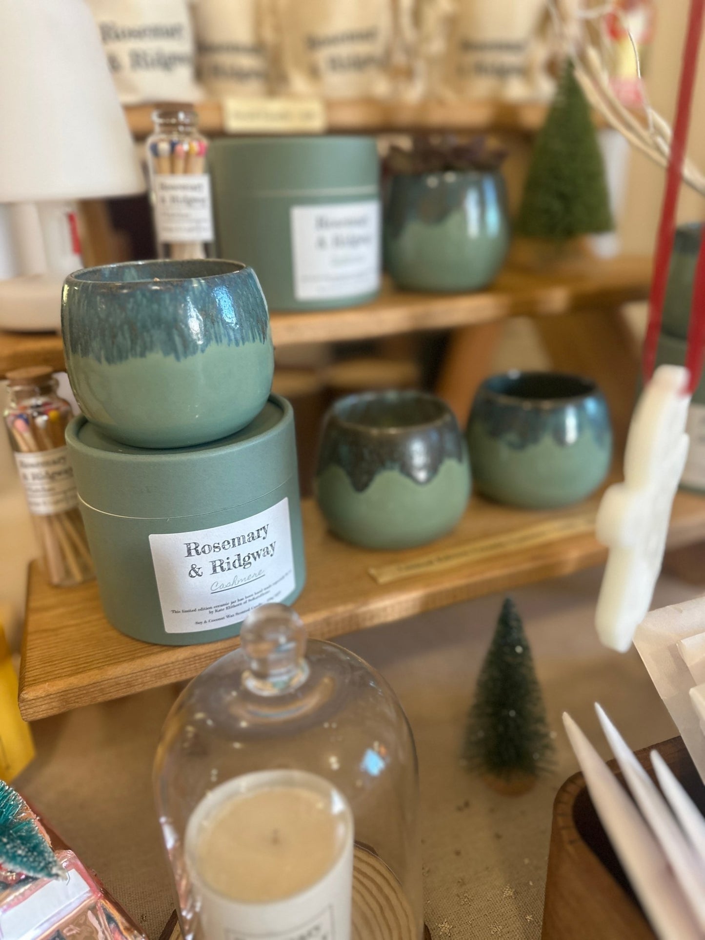 Limited Edition Ceramic Jar Cashmere Candle - Rosemary & Ridgway
