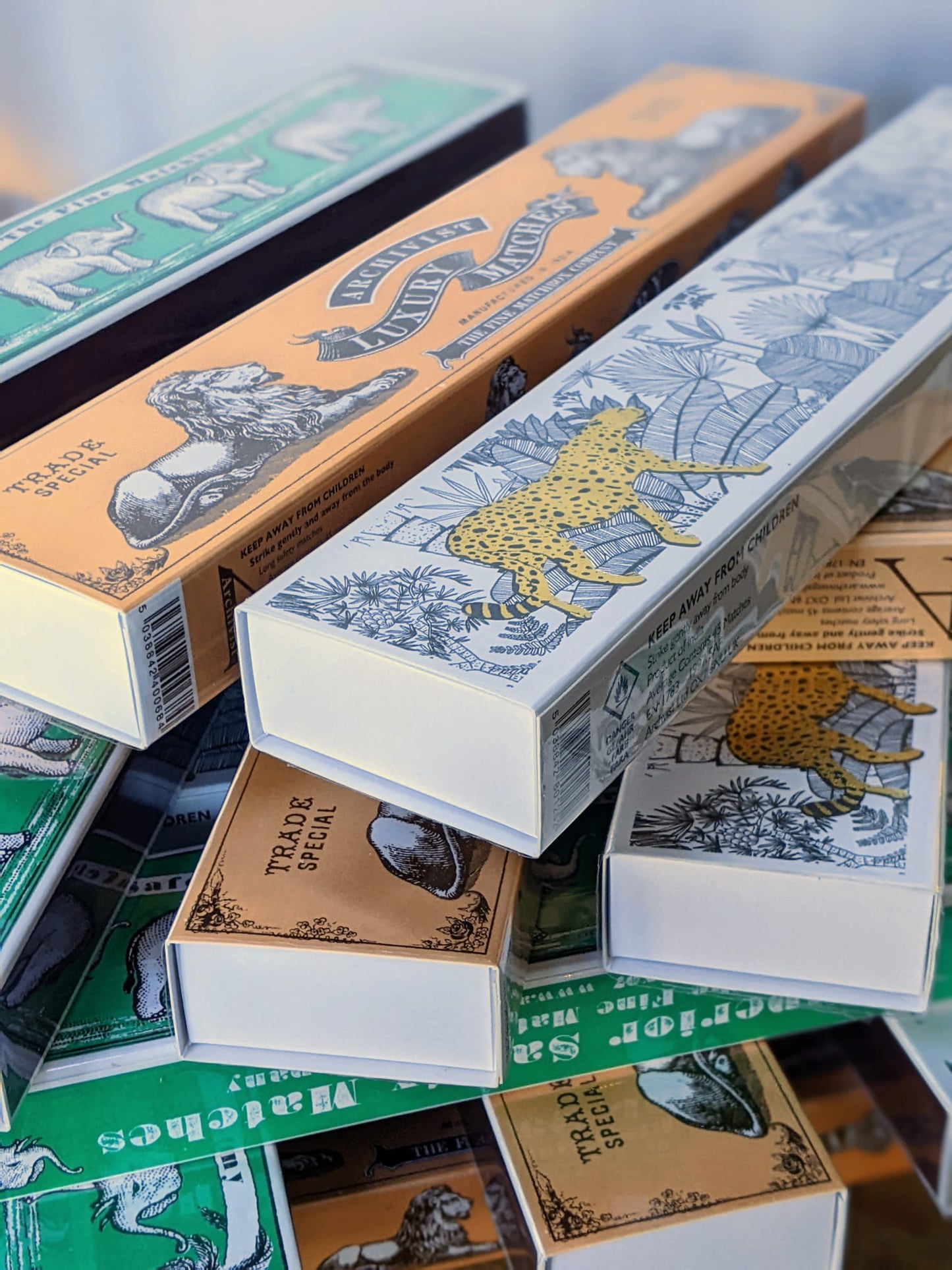 Long Boxed Matches - Lion - Rosemary & Ridgway