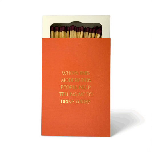 Moderation - Spark of Wisdom Matches - Rosemary & Ridgway