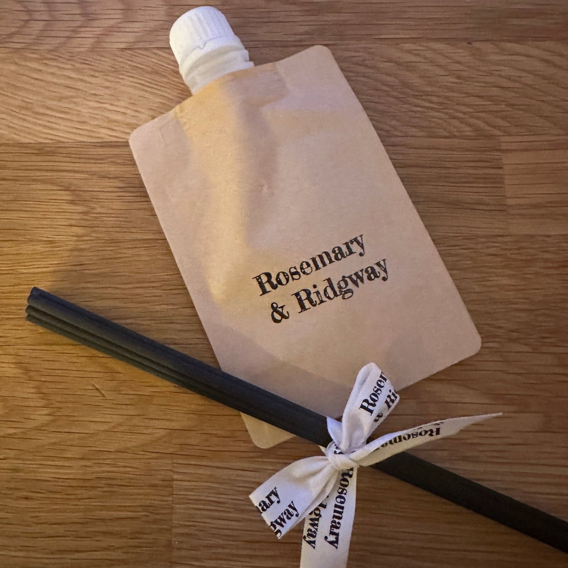 Retreat Diffuser Refill Pouch & Replacement Reeds - Rosemary & Ridgway