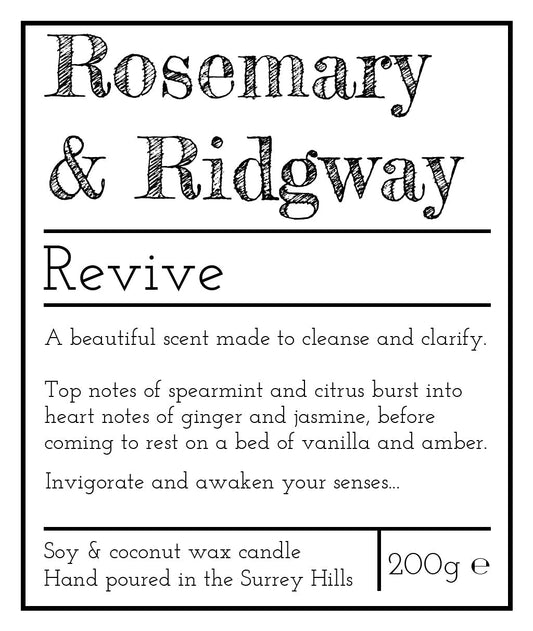 Revive - Rosemary & Ridgway
