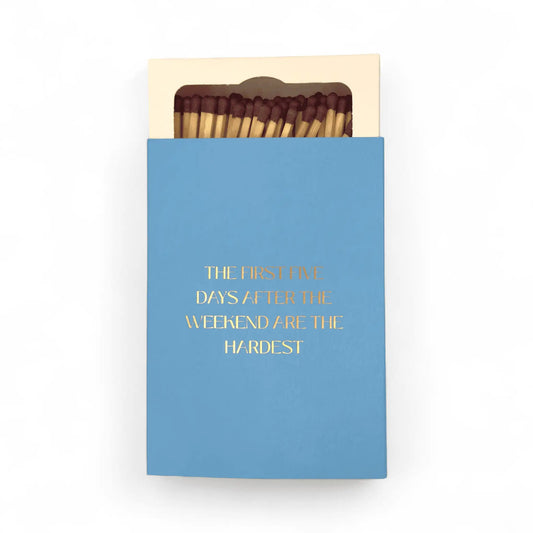 The First Five Days - Spark of Wisdom Matches - Rosemary & Ridgway