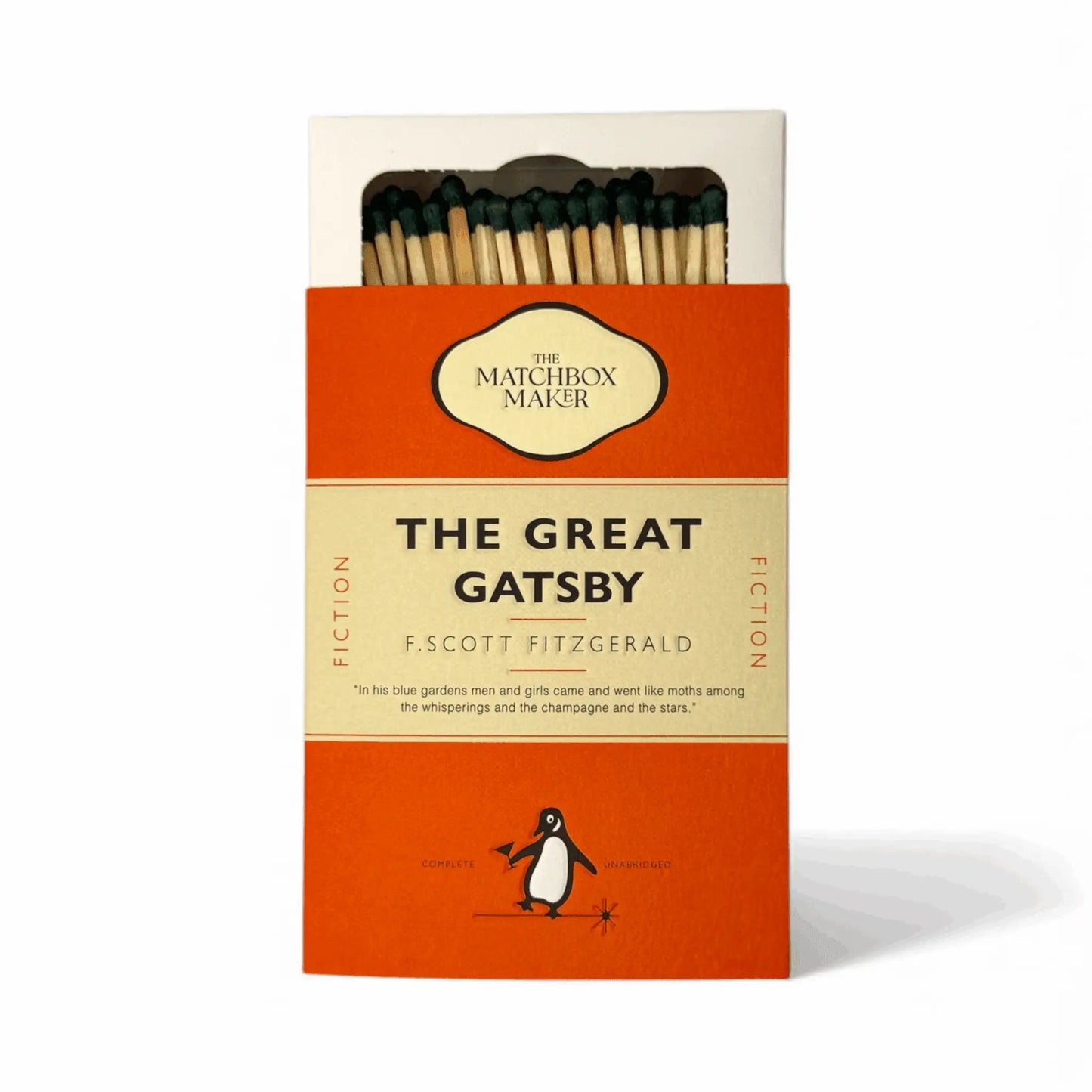 The Great Gatsby - Penguin Match Box - Rosemary & Ridgway