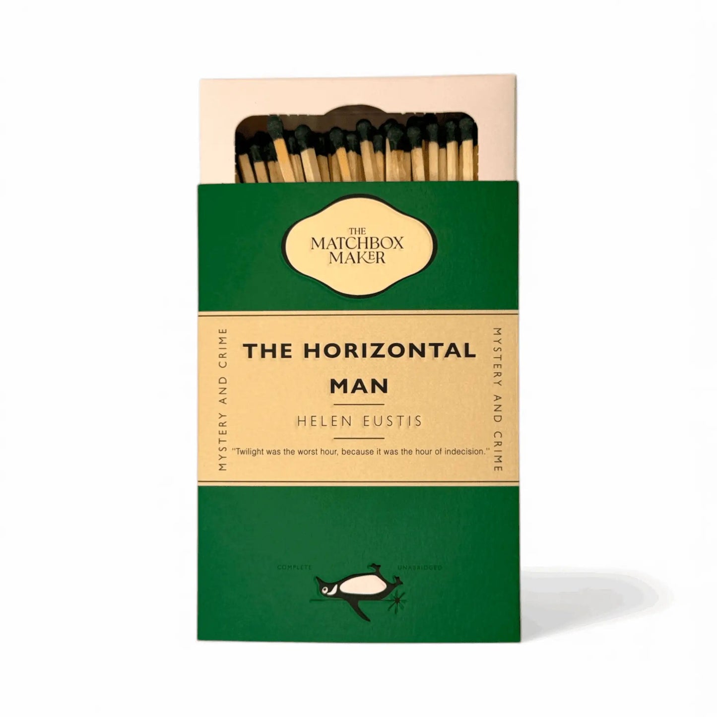 The Horizontal Man - Penguin Match Box - Rosemary & Ridgway