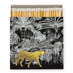 Boxed Matches - Cheetah in Jungle (black) Rosemary & Ridgway